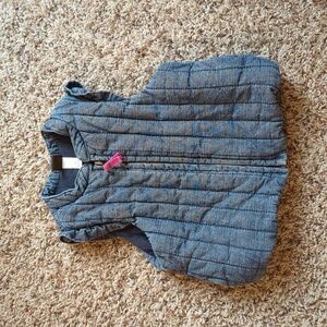 Tea Quilted Jean Vest 2T